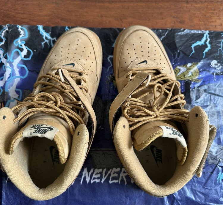 Air Force 1 High Wheat Timbo Beige
