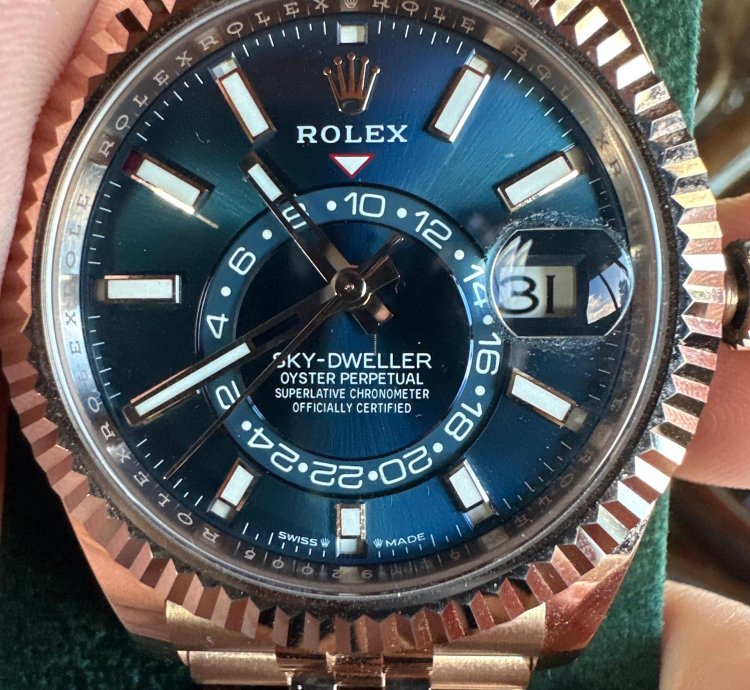 Rolex Sky-dweller 2024 Unworn Box And Papers Jubilee Bracelet Rose Gold