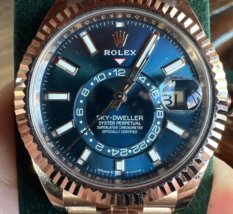 Rolex Sky-dweller 2024 Unworn Box And Papers Jubilee Bracelet Rose Gold