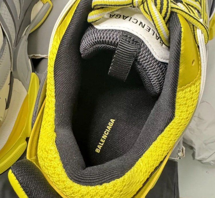 Balenciaga Track Trainer Yellow Grey New