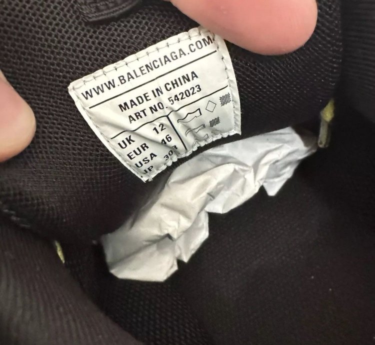 Balenciaga Track Trainer Yellow Grey New