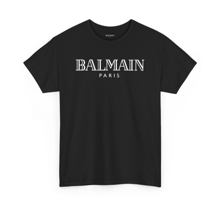 Balmain Logo Black T Shirt Size Usa S - 5xl