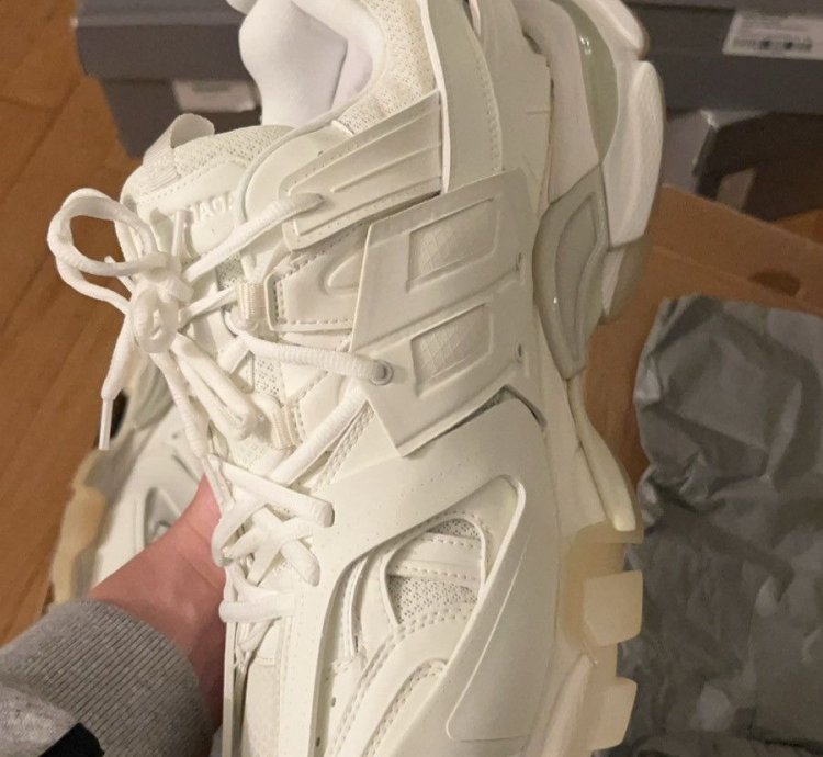 Balenciaga Track White Glow Size 47 14us New In Box