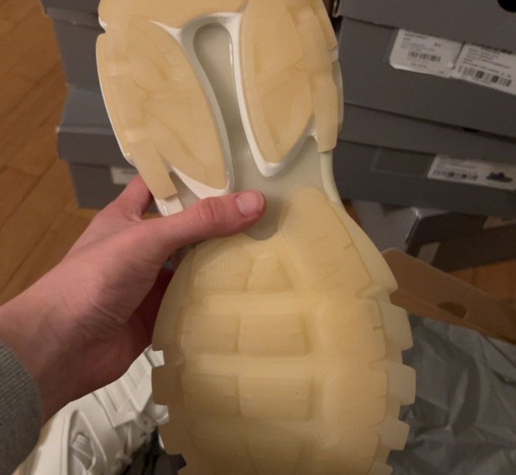 Balenciaga Track White Glow Size 47 14us New In Box
