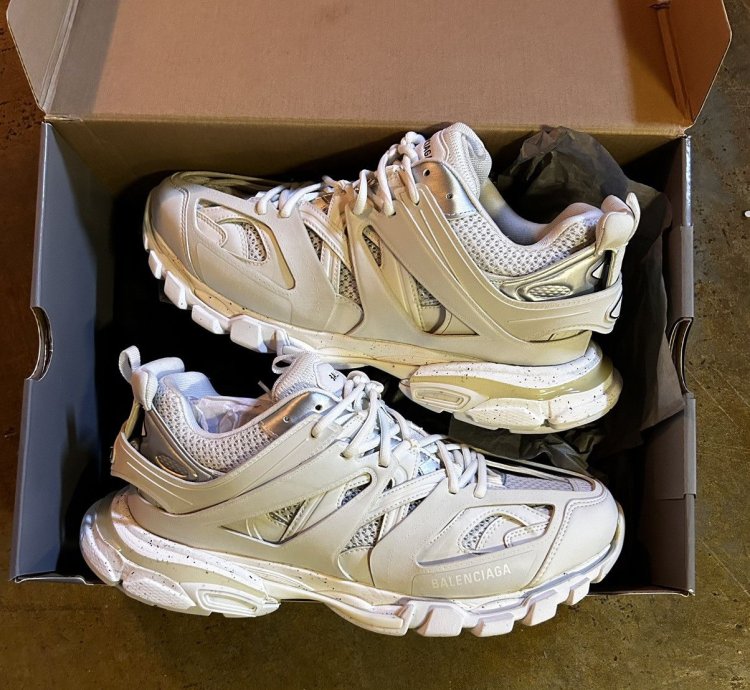 Balenciaga Track White Oreo Size 46 13us