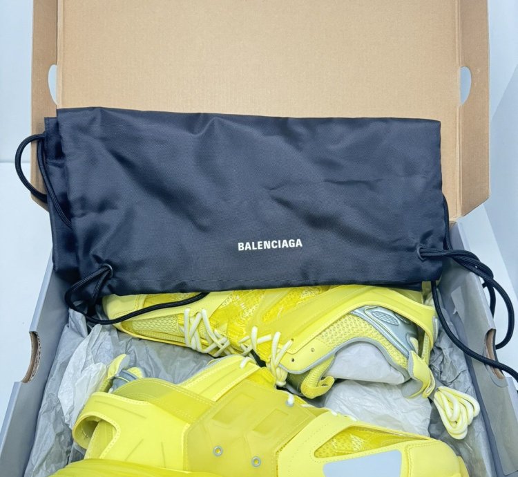 Balenciaga Track Yellow Clear Size 47 14 New With Box