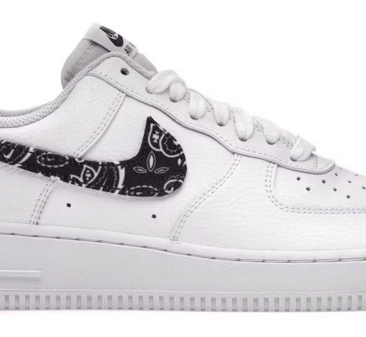 Air Force 1 Low 07 Essential White Black Paisley