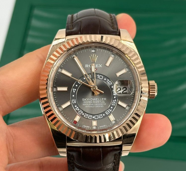 Rolex Sky-dweller 326135 Grey Indexold Card