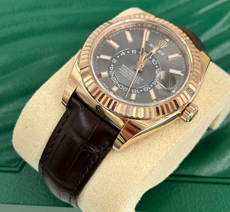 Rolex Sky-dweller 326135 Grey Indexold Card