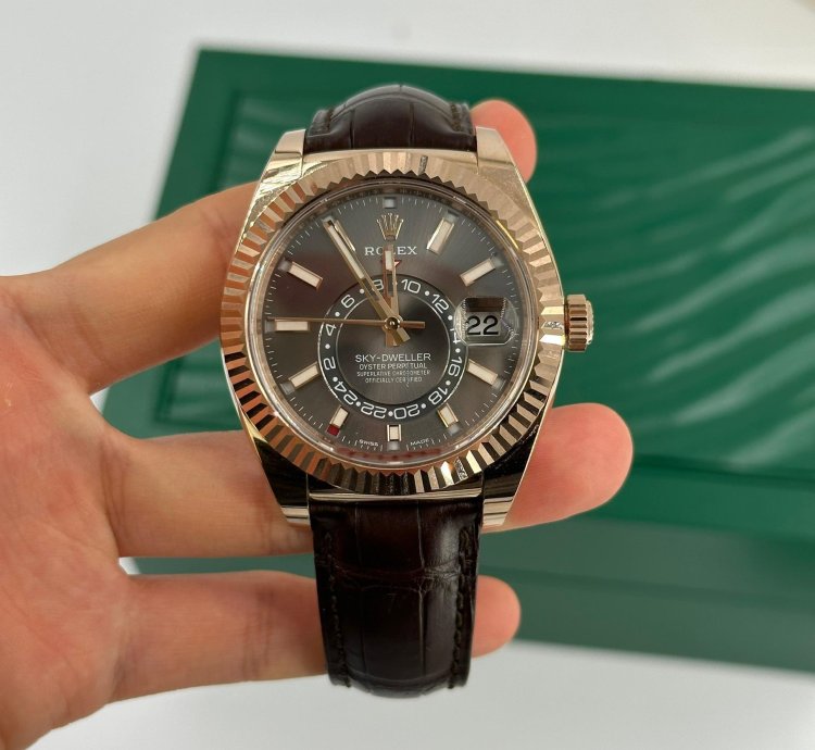 Rolex Sky-dweller 326135 Grey Indexold Card