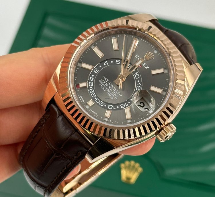 Rolex Sky-dweller 326135 Grey Indexold Card