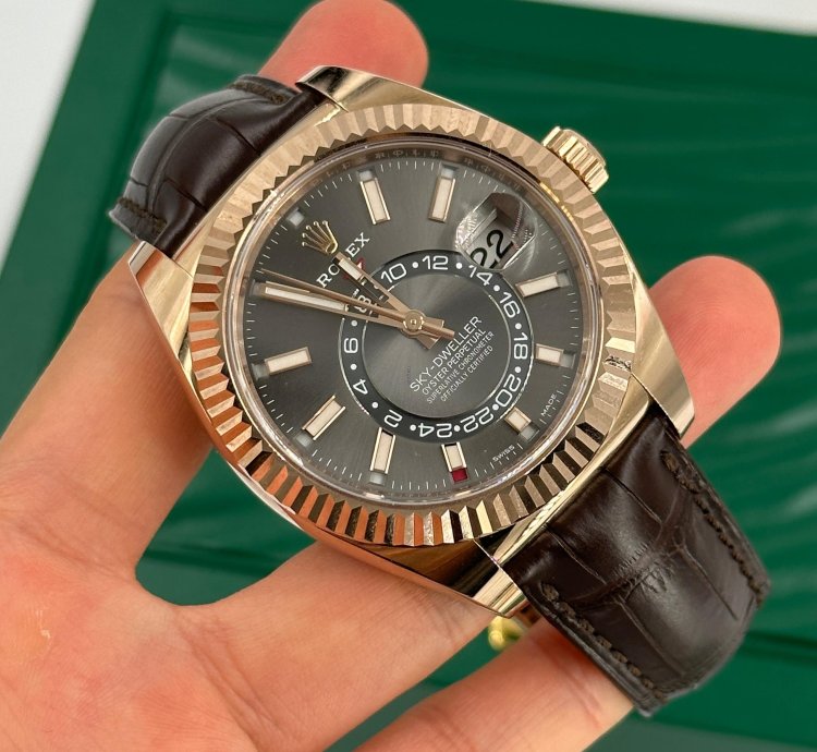 Rolex Sky-dweller 326135 Grey Indexold Card