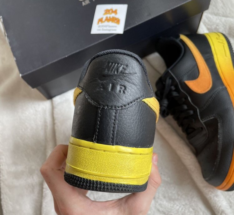 Air Force 1 Low 07 Lv8 Black Orange Peel