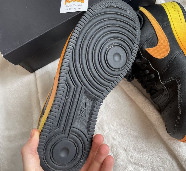 Air Force 1 Low 07 Lv8 Black Orange Peel