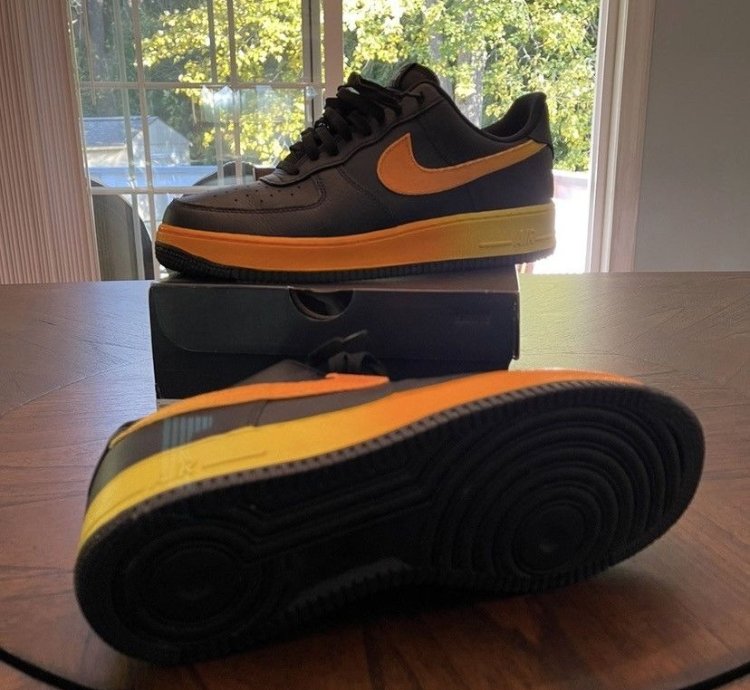 Air Force 1 Low 07 Lv8 Black Orange Peel