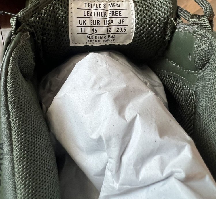 Balenciaga Triple Allover Logo Olive Green Size 45 12 Kaki