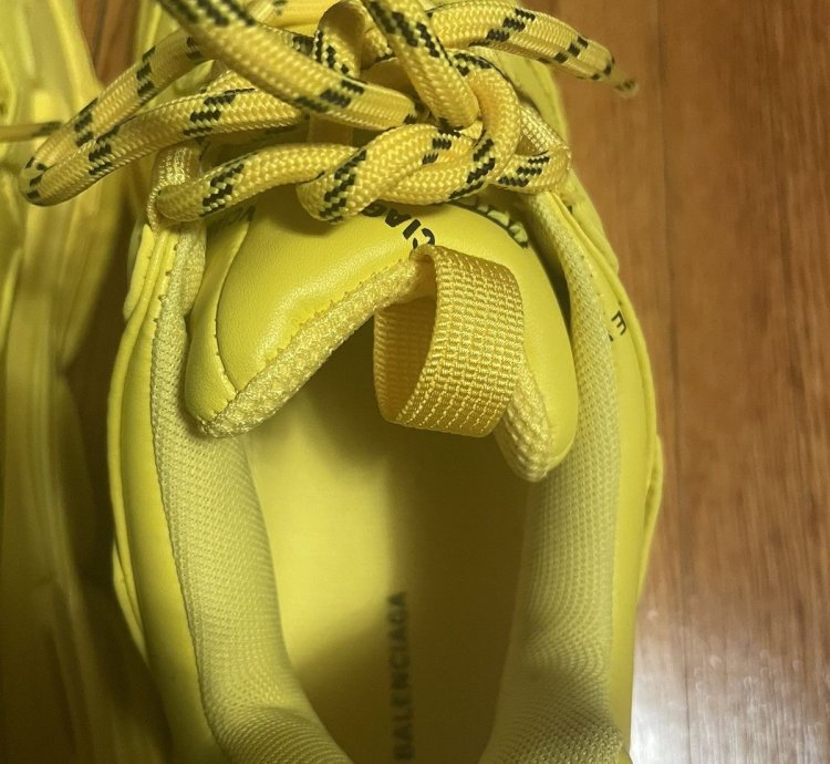Balenciaga Triple Allover Logo Yellow Black