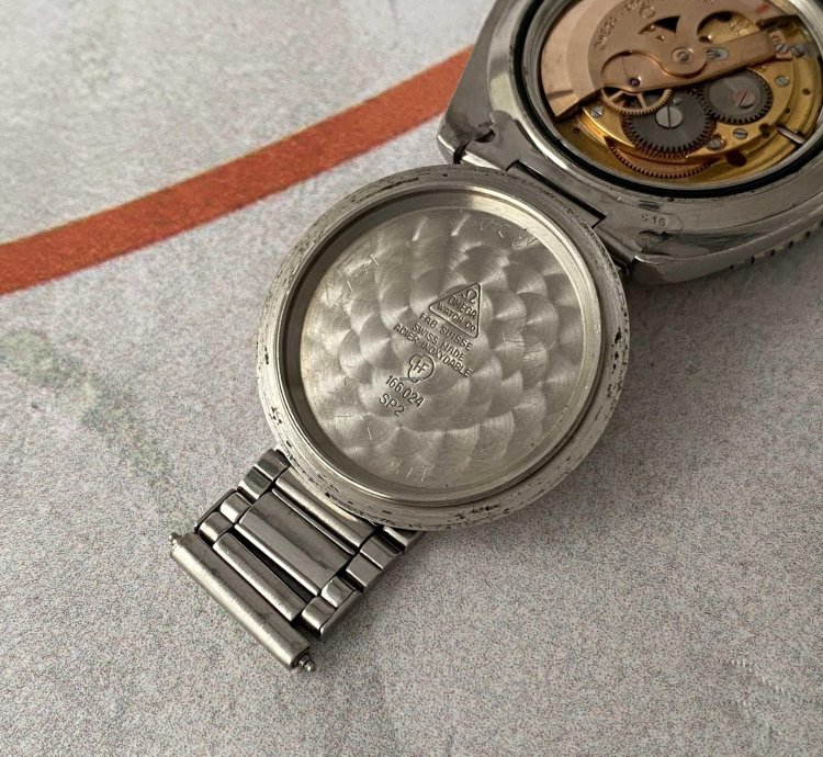 Omega Seamaster 300 Big Triangle Diver 1969 Vintage Swiss Automatic Watch Cal 565 Ref 166 024 Sp2