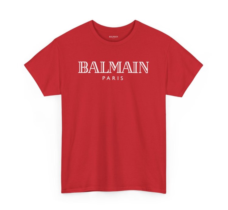 Balmain Paris Red T Shirt Size Usa S - 5xl