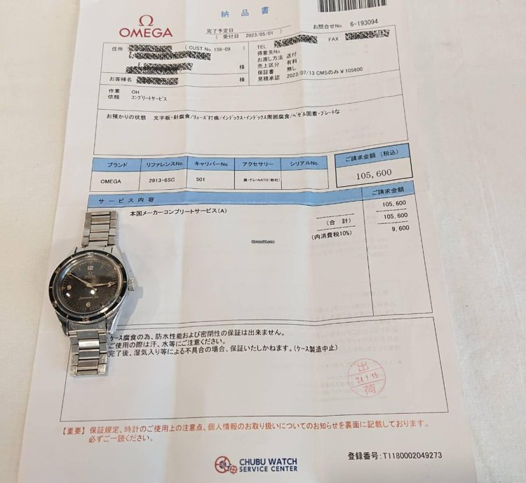 Omega Seamaster 300 Ck2913-6 Automatic Steel Fair