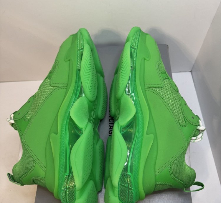 Balenciaga Triple Green Trainer Sneakers