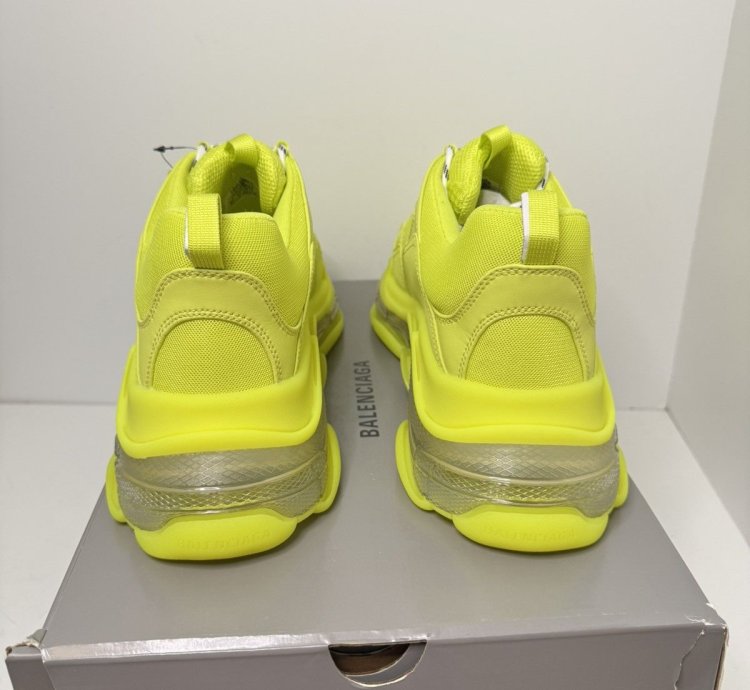 Balenciaga Triple Men Sneakers Fluo Yellow