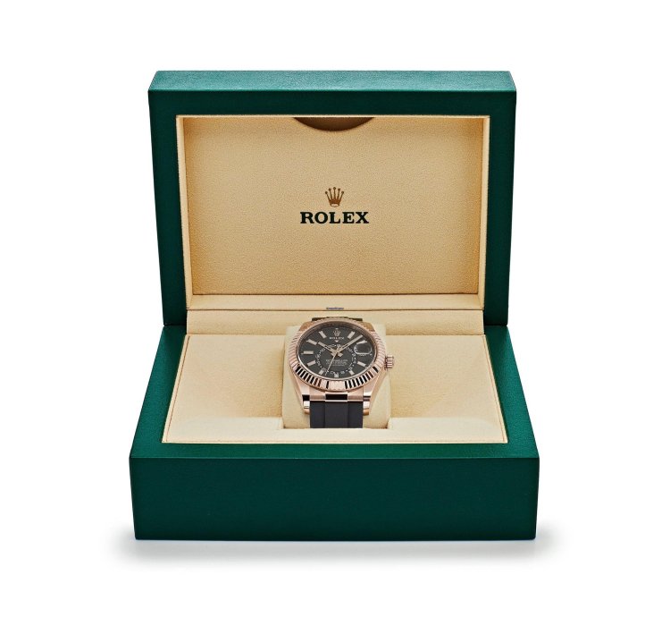 Rolex Sky-dweller 326235 Rose Gold Rhodium Dial