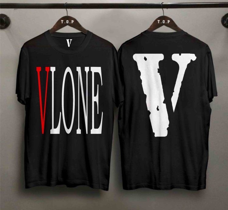 Vlone Logo T-shirt Two Side Size Usa