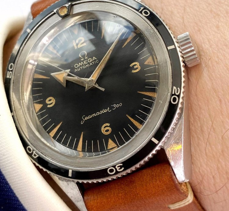 Omega Seamaster 300 Diver Serviciert Vintage Automatik Ref 2913-3 Extrem Selten 2913