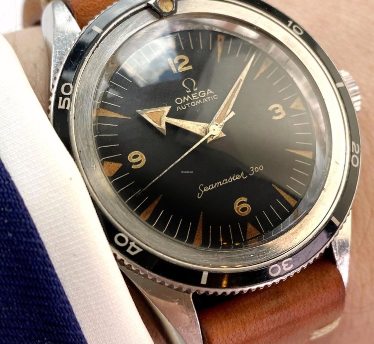 Omega Seamaster 300 Diver Serviciert Vintage Automatik Ref 2913-3 Extrem Selten 2913