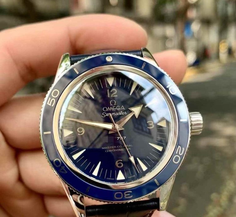Omega Seamaster 300 Limited Edition 757 Platinum Automatic Watch 41mm Seamaster 300