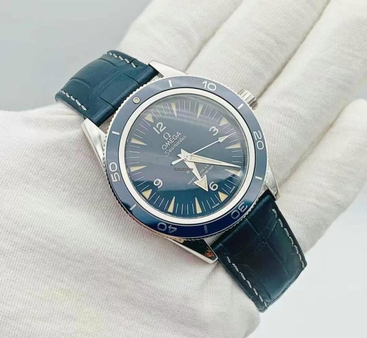 Omega Seamaster 300 Limited Edition 757 Platinum Automatic Watch 41mm Seamaster 300