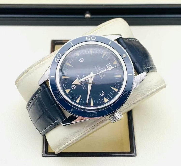 Omega Seamaster 300 Limited Edition 757 Platinum Automatic Watch 41mm Seamaster 300