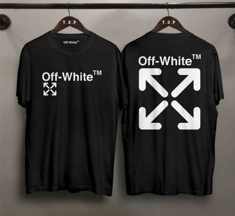 Off-white Logo T-shirt Two Side Size Usa