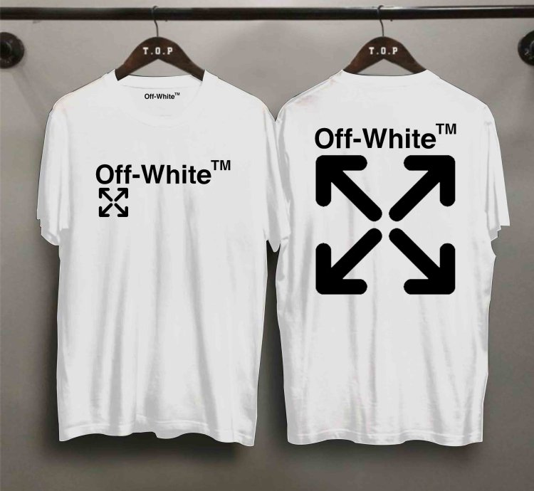 Off-white Logo T-shirt Two Side Size Usa