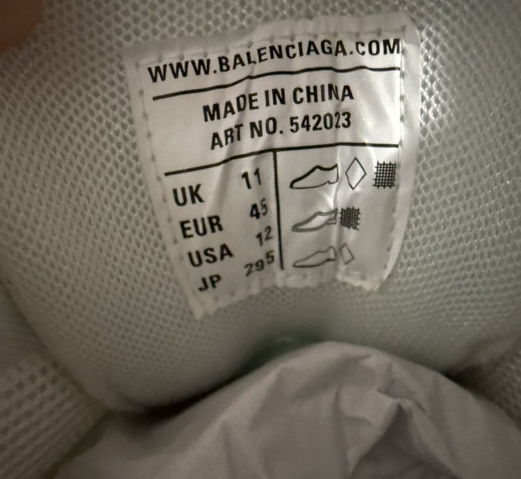 Balenciaga White Track Glow In The Dark 45
