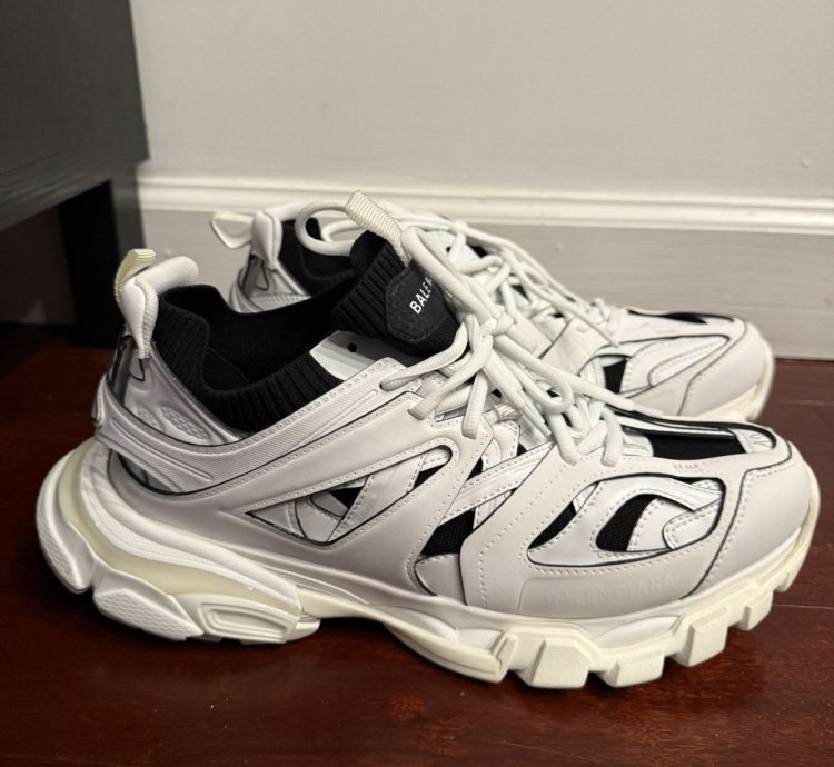 Balenciaga White Track Runner