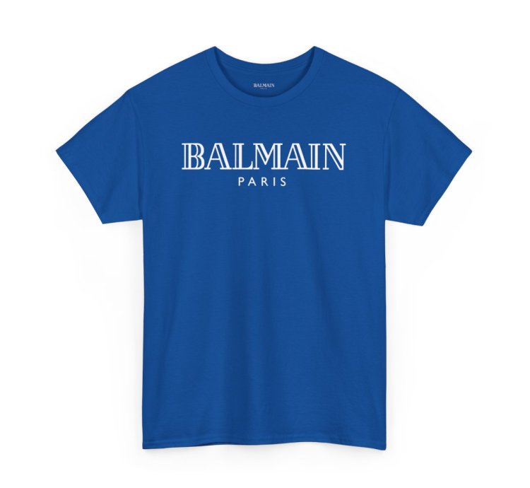 Balmain Paris Royal Blue T Shirt Size Usa S - 5xl