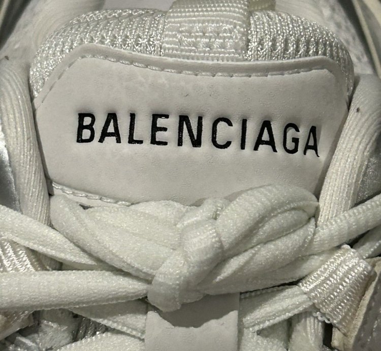 Brand New Balenciaga Track Runners All White Size 10