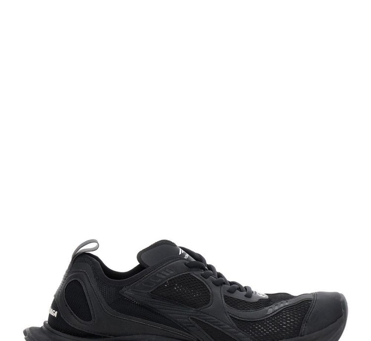 Circuit Black Sneakers With Logo On The Sole And Back In Tech Fabric Blend Man