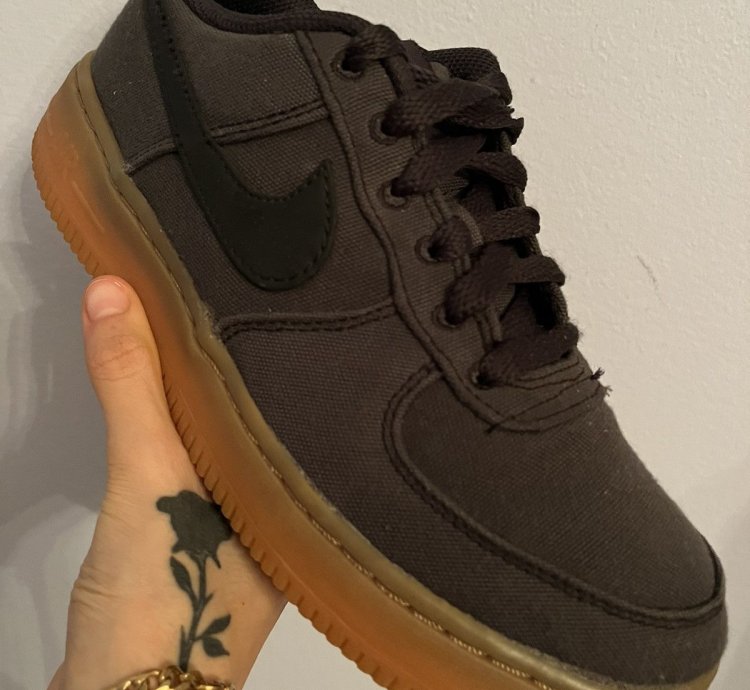 Air Force 1 Low Lv8 Gs Black Gum