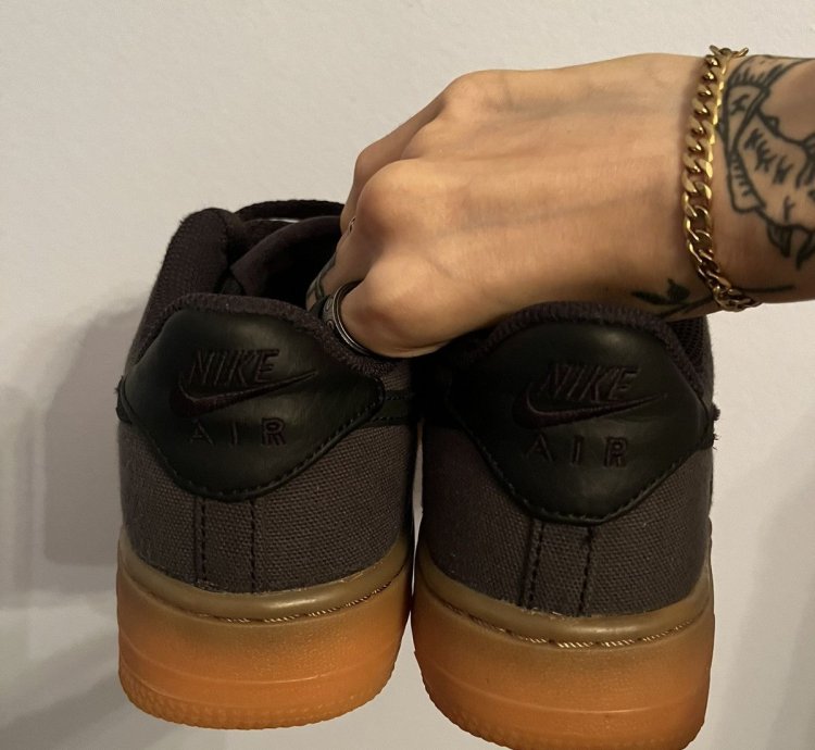 Air Force 1 Low Lv8 Gs Black Gum