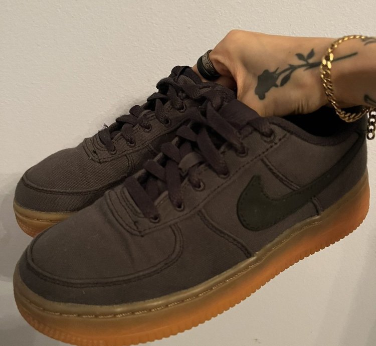 Air Force 1 Low Lv8 Gs Black Gum
