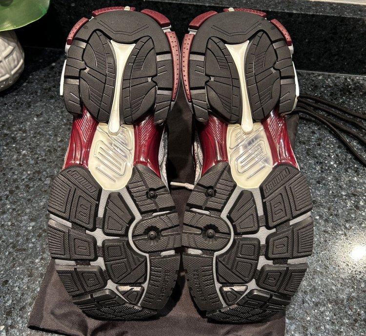 New Balenciaga Runner Track White Red Size 42 9us