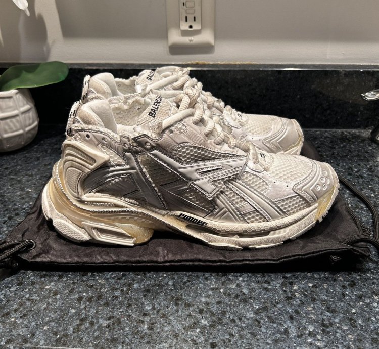 New Balenciaga Runner Track White Size 41 8us