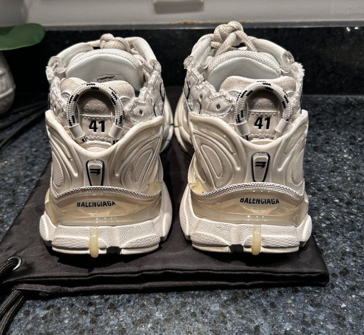 New Balenciaga Runner Track White Size 41 8us