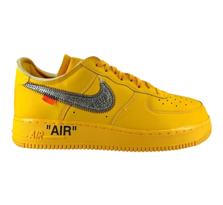 Air Force 1 Low Off-white University Gold Metallic Silver