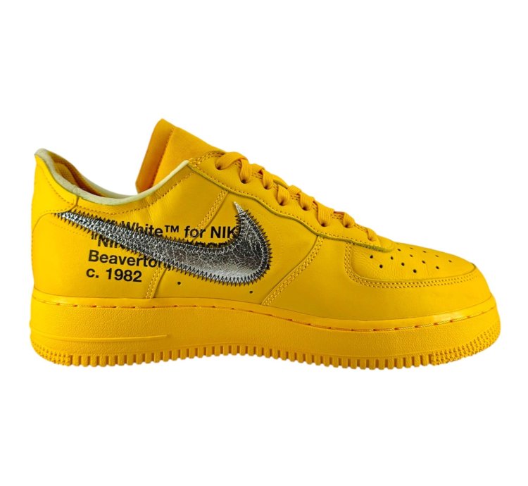 Air Force 1 Low Off-white University Gold Metallic Silver