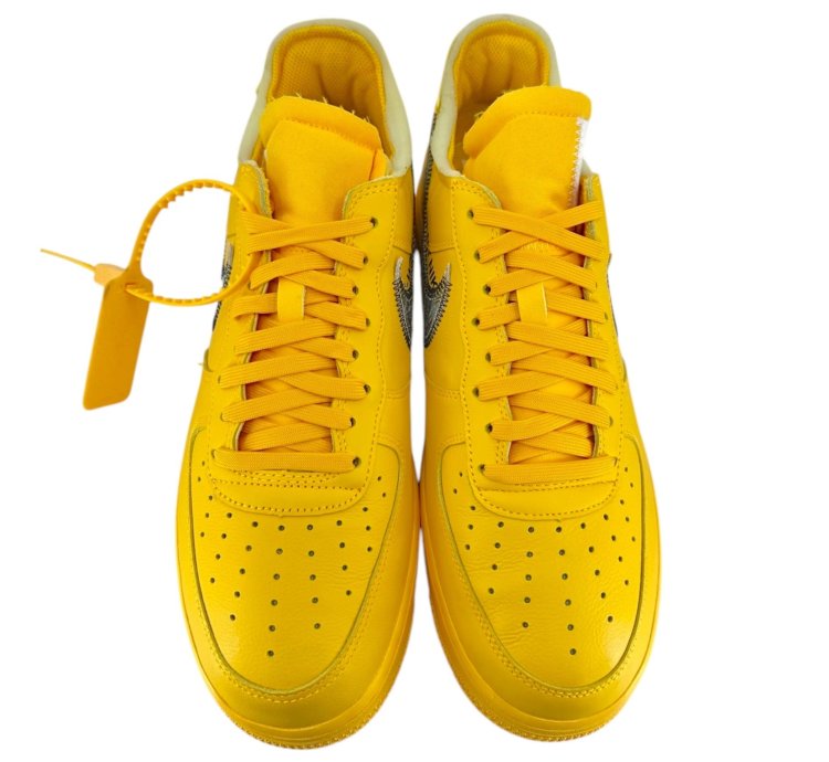 Air Force 1 Low Off-white University Gold Metallic Silver