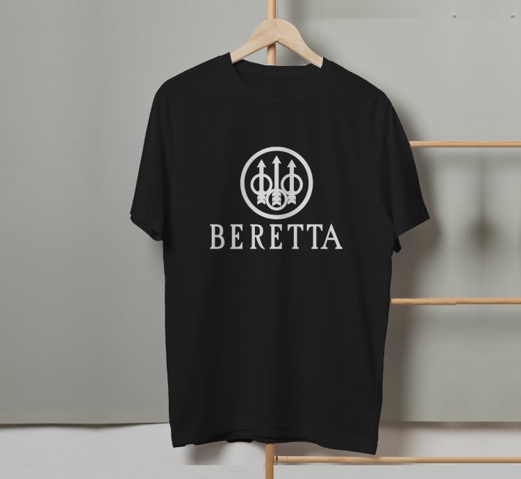 Baretta Logo Black T Shirt Size Usa